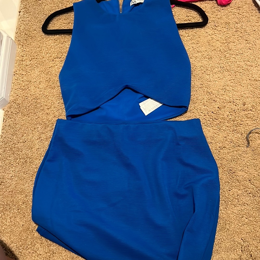 zara blue set